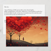 Lieve Harmonie: Schrijf je brief - Valentijnskaart Feestdagenkaart (Voorkant / Achterkant)