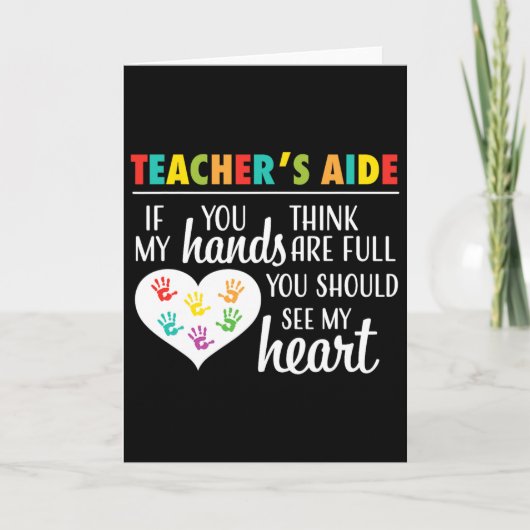 Lieve hart tee voor vrouwen ter waardering van ond kaart (Voorkant)