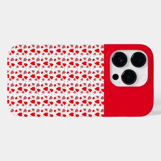 Lieve harten Case-Mate iPhone case (Achterkant (horizontaal))
