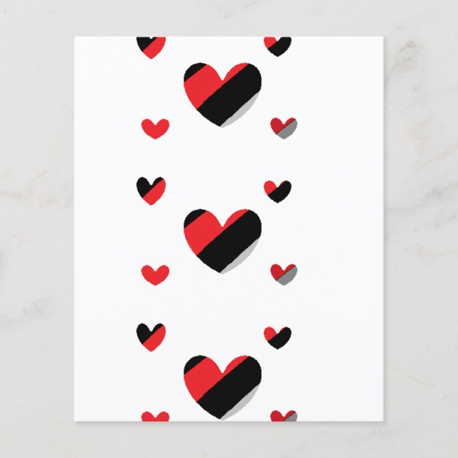 Lieve harten patroon (Voorkant)