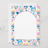 Lieve harten. Platte bedankkaart (Achterkant)