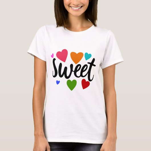 lieve harten t-shirt (Voorkant)