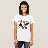 lieve harten t-shirt (Voorkant volledig)