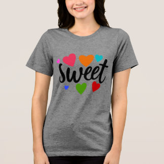 lieve harten Tri-Blend shirt