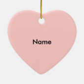 Lieve Hartjes ornament (Achterkant)