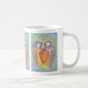 Lieve Heart Guardian Angel Art Coffee Mok of Cup