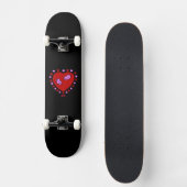Lieve Heart Kisses Skateboard (Voorkant)