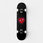 Lieve Heart Kisses Skateboard (Voorkant)