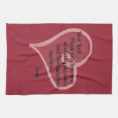 Lieve Heer houd je arm rond... Theedoek (Horizontaal)