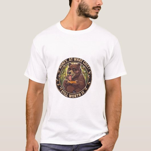 Lieve Heer, tegen welke prijs? Funny Bee Sting Bee T-shirt (Voorkant)