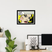 Lieve Heer! Wat een freak Poster (Thuiskantoor)