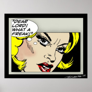 Lieve Heer! Wat een freak Poster