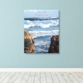 Lieve Heer, wees goed voor mij Ocean Canvas Afdruk (Insitu (Houten vloer))