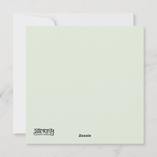 Lieve Heilige Familie Inspirerende Kerstkaart (Achterkant)