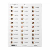 Lieve Heilige Koe Retouradres Etiket (Full Sheet)