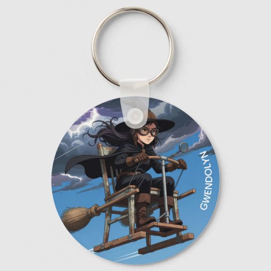 Lieve Heks Aviator Sleutelhanger (Voorkant)