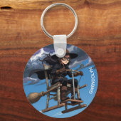 Lieve Heks Aviator Sleutelhanger (Achterkant)