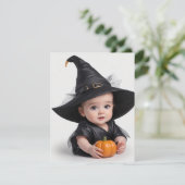 Lieve Heks Babys Feestdagenkaart (Staand voorkant)
