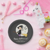 Lieve Heks En Aanpasbare Halloween Evenement Tekst Papieren Bordje (Feest)