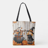 Lieve Heks en lantaarns Tote Bag (Achterkant)