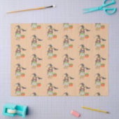 Lieve heks Halloween tissuepapier (Craft)