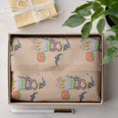 Lieve heks Halloween tissuepapier (Geschenk)