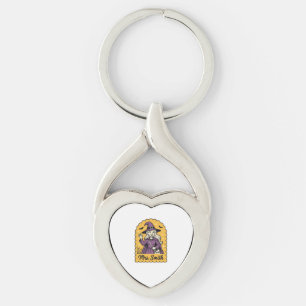 Lieve Heks Lerares Mevr Smith Vintage Halloween De Sleutelhanger
