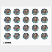 Lieve Heks Piloot Ronde Sticker (Vel)