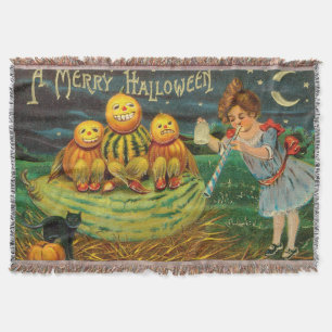 Lieve Heks Pompoen Magie Halloween Deken