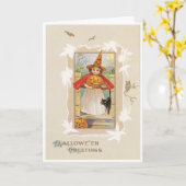 Lieve Heks Vintage Kaart (Gele Bloem)