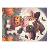 Lieve heksenkoe met Halloween Tafelkleed (Voorkant (Horizontaal))