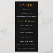 Lieve Heksenpad, Halloween Menu (Achterkant)