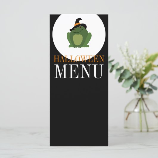 Lieve Heksenpad, Halloween Menu (Staand voorkant)
