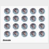 Lieve Heksenpiloot Ronde Sticker (Vel)