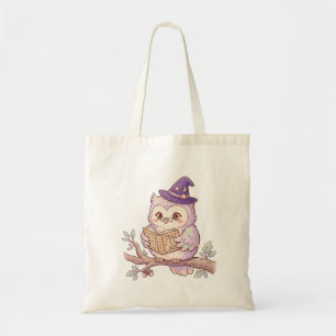 Lieve Heksenuil Leest Toverboek Halloween Illustra Tote Bag