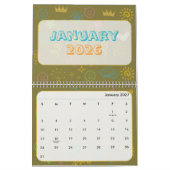 Lieve heldere Doodle 2026 Agenda Kalender (Jan 2027)