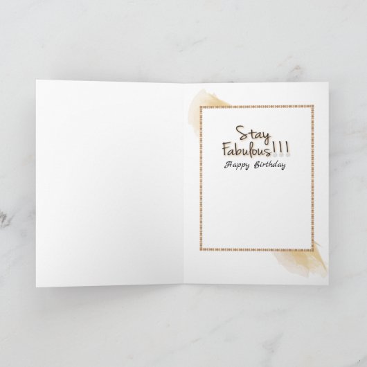 Lieve help... elke dag een ouderdomskaartje voor h kaart (Binnen)