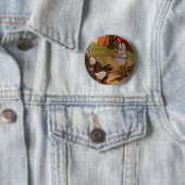 Lieve hemel, ik ben laat. ronde button 5,7 cm (In situ)