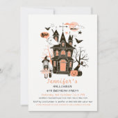 Lieve hemel kinderen Birthday Halloween Invit Kaart (Voorkant)