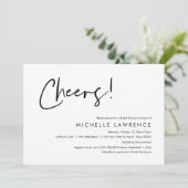 Lieve hemel, modern Casual Vrijgezellenfeest Invit Kaart (Staand voorkant)