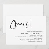 Lieve hemel, modern Casual Vrijgezellenfeest Invit Kaart (Voorkant / Achterkant)