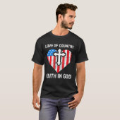 Lieve hemel van het nationale geloof in God T-shirt (Voorkant volledig)
