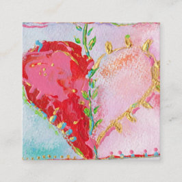 Lieve hemel vierkante visitekaartje