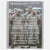 LIEVE HEMELSE VADER FLEECE DEKEN (Voorkant)