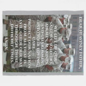 LIEVE HEMELSE VADER FLEECE DEKEN (Voorkant (Horizontaal))