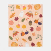 Lieve herfst fleece deken (Voorkant)
