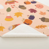 Lieve herfst sherpa deken (3/4)