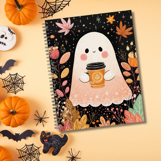 Lieve herfstspook met pompoenkoffie – knus herfst planner