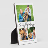 Lieve Herinnering | 3 Foto Huisdier Herdenkingscol Fotoplaat (Zijkant)