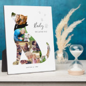 Lieve herinnering hond foto collage huisdier herin fotoplaat (Zijkant)